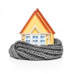 house wrapped in a scarf