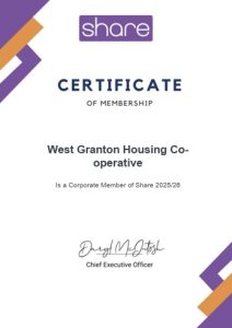 Share Certificate for Website